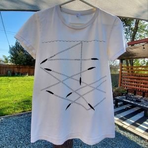 Maus Haus Official Band Tour T-shirt. Women's Large. NWOT. American Apparel.